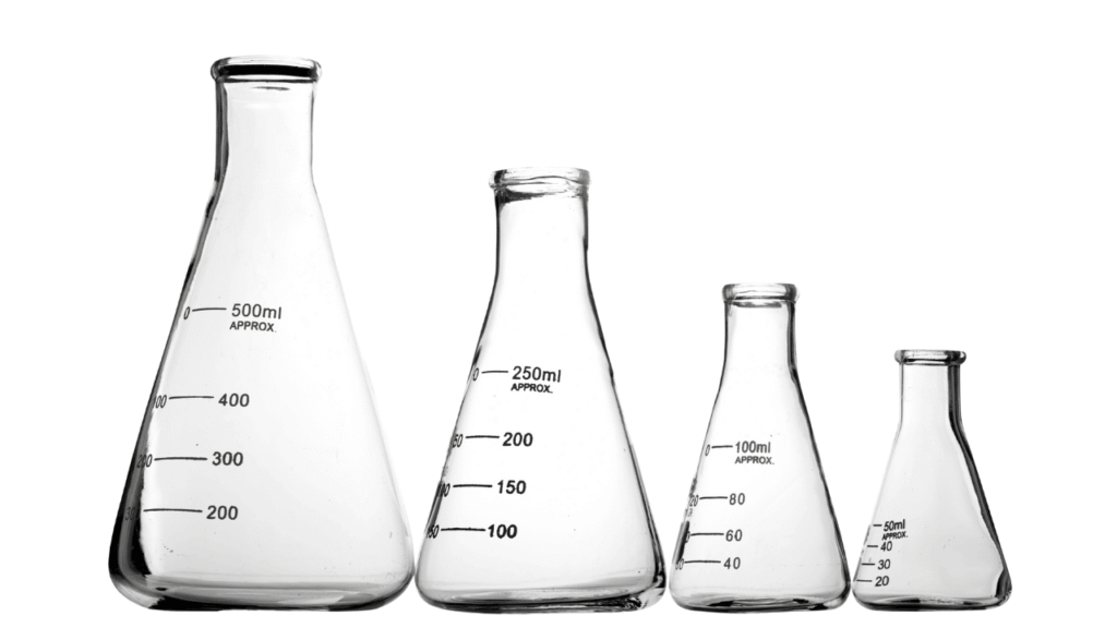 Common Sizes of Erlenmeyer Flasks